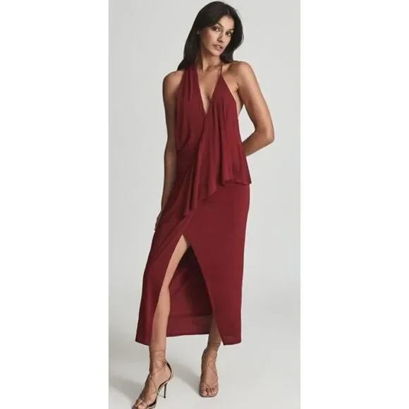 Reiss XENA STRAPPY OPEN BACK COCKTAIL DRESS New With Tags Size 6